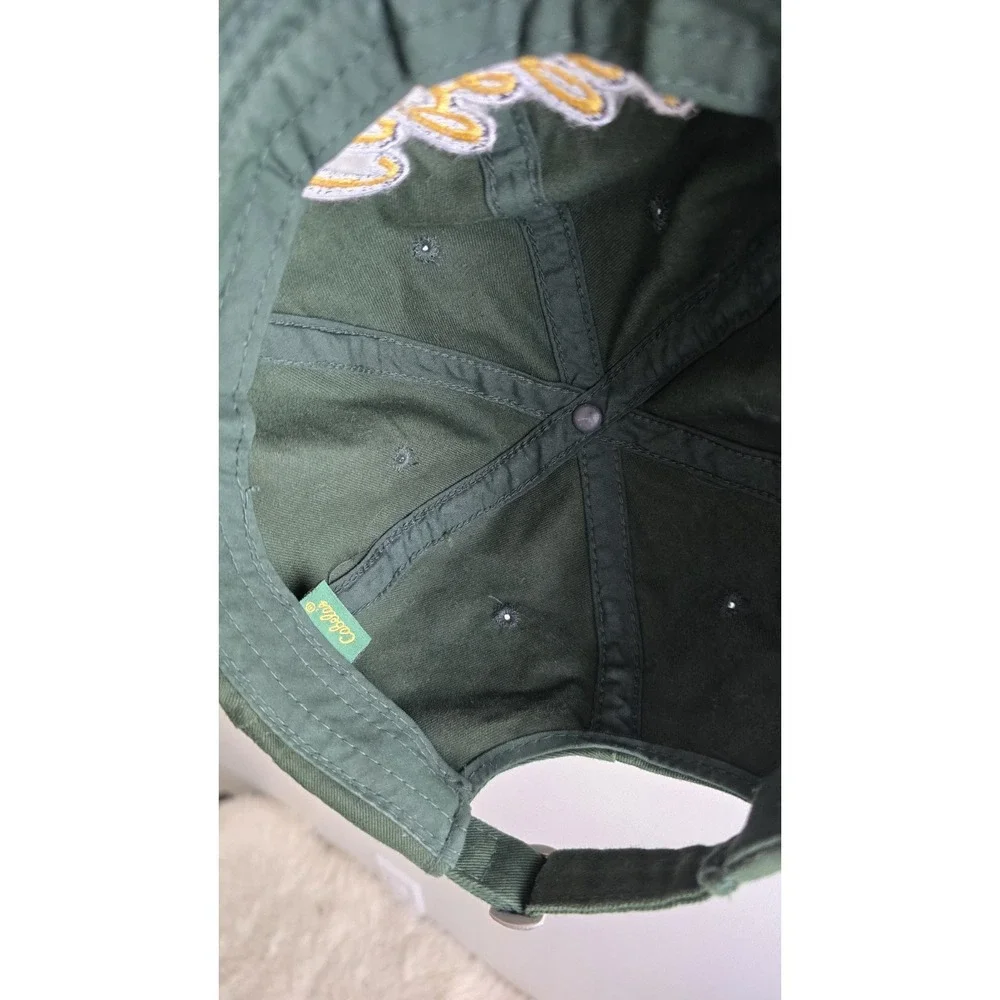 Cabela's Baseball Cap Hat Men's Green Adjustable Logo‎ Embroidered Casual